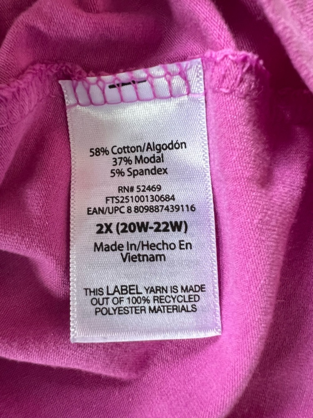 2 Tees! Size 2X Terra & Sky V-Neck SS - Picture 5 of 5